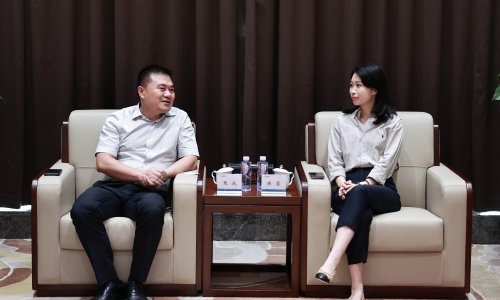 民生银行杭州分行行长张波莅临尊龙凯时人生就是搏调研