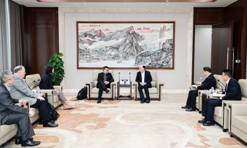 科氏技术总裁Adam Sackett一行接见尊龙凯时人生就是搏