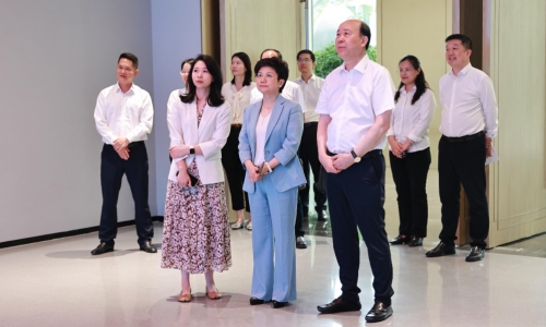 中国农业银行浙江省分行党委书记、行长谭敦宇莅临尊龙凯时人生就是搏调研